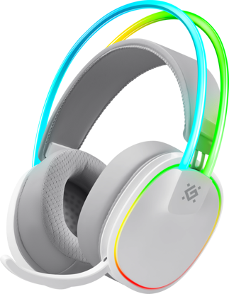Defender Tsunami brezžični gaming headset 40h RGB, Bluetooth 5.3, 2.4 GHz, bel, Tri-mode 64695