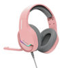 Slika - Marvo H8618 PK TACTIC 40 RGB gaming headset z mikrofonom, USB, roza