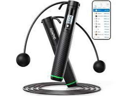 Renpho Smart Jump Rope 2in1 R-Q008 pametna kolebnica, črna