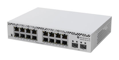 Mikrotik CSS318-16G-2S+IN 18x LAN vrata, 16x Gigabit LAN, SFP vrata 2, Upravljano, Rack, Kovinsko ohišje switch