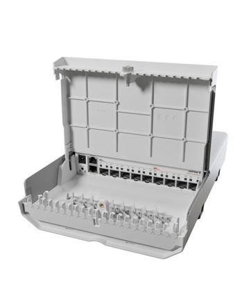 Mikrotik netFiber 9 Outdoor Switch 10xLAN vrata, 1xGigabit LAN, Kovinsko ohišje CRS310-1G-5S-4S+OUT