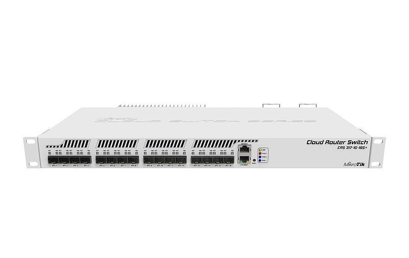 Slika - Mikrotik RouterBoard CRS317-1G-16S+RM 1xGbE LAN 16xSFP+ 19" Rackmount Cloud Router Switch