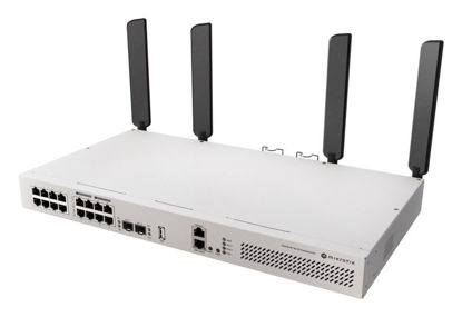 Mikrotik CRS418-8P-8G-2S+5axQ2axQ-RM 19xLAN vrata, 17xGigabit LAN, PoE vrata 8, SFP vrata 2, Upravljano, Kovinsko ohišje, Napajanje 225 W, Povezava 1 Gbps Switch