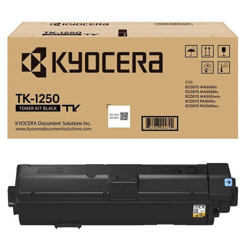 Slika - Kyocera TK-1250 (1T0C3H0NL0) črn, originalen toner