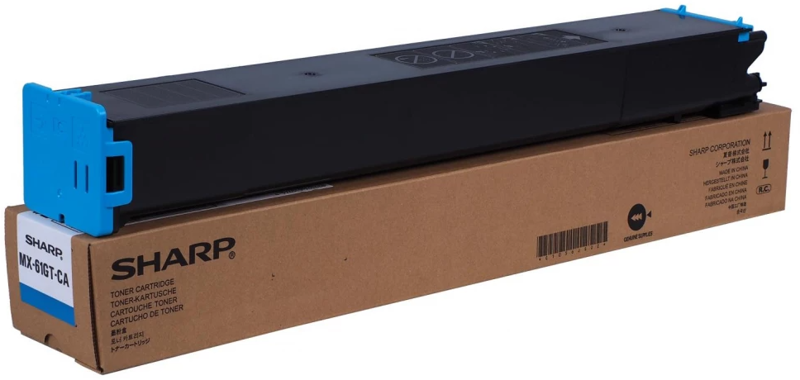 Slika - Sharp MX61GTCB (MX-61GTCB) moder, originalen toner