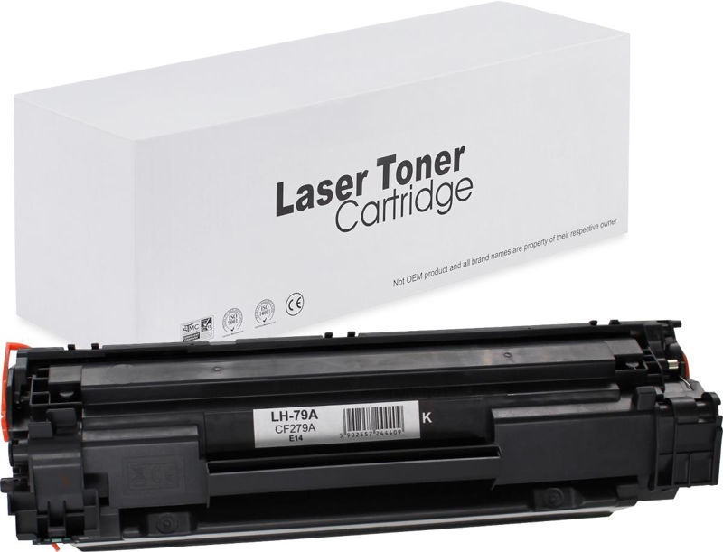 Slika - nano CF279A (79A) črn, kompatibilen toner