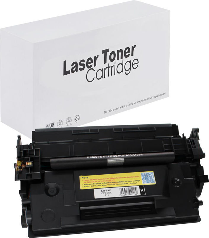 Slika - nano CF259X (59X), črn, kompatibilen toner