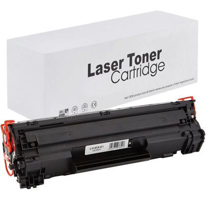 nano CE285X/CB435X/CB436X/CRG712/713/723 črn, kompatibilen toner