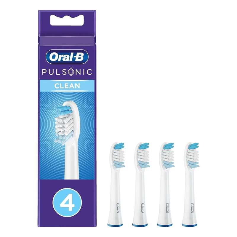 Slika - Oral-B Pulsonic Clean nastavki za popolno čiščenje 4 kos 299813 bele