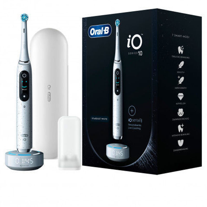 Slika - Oral-B iO Serija 10 Stardust White zobna Elektricna šcetka, bela 435457