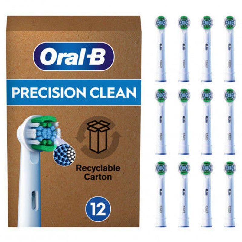 Slika - Oral-B Pro Precision Clean 12 nadomestnih ščetk bela Megapack