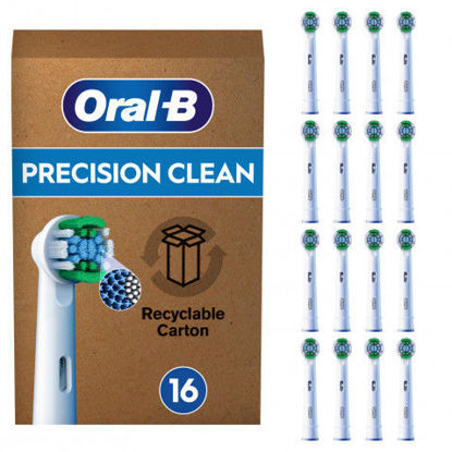 Oral-B Pro Precision Clean 16 nadomestnih ščetk bela Megapack