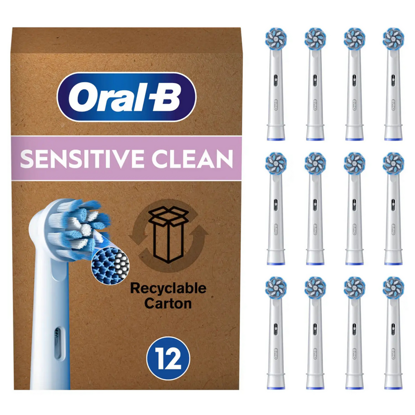 Oral-B Pro Sensitive Clean, komplet 12 kosov nastavki za zobno ščetko Mega pack