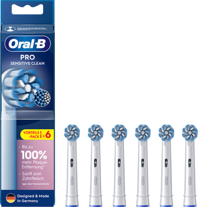 Oral-B Pro Sensitive Clean, komplet 6 kosov nastavki za zobno ščetko 86071