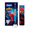 Slika - Oral-B Pro Kids 3+ Spiderman otroška električna zobna ščetka z Marvel motivom Spidermana z etuijem
