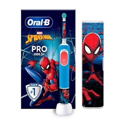 Oral-B Pro Kids 3+ Spiderman otroška električna zobna ščetka z Marvel motivom Spidermana z etuijem
