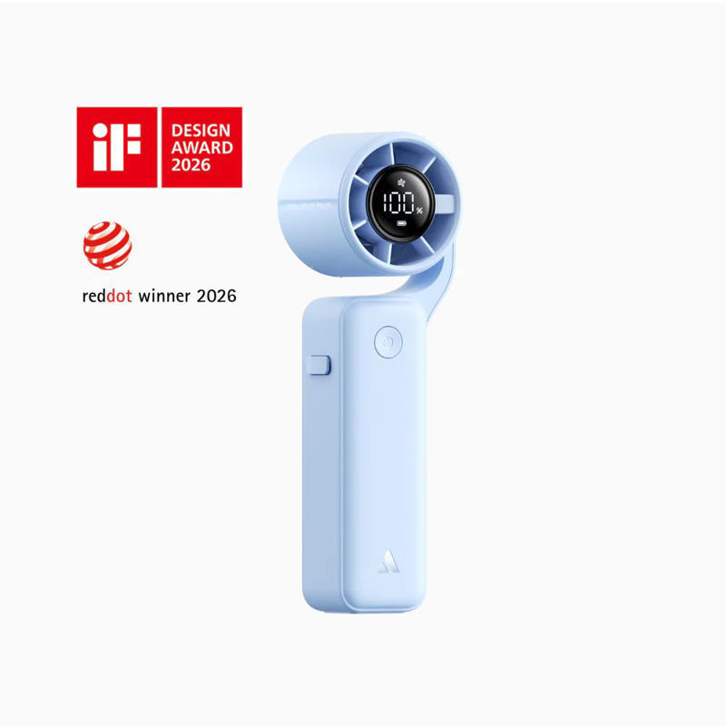 Slika - Aecooly Air Gimbal prenosni ročni ventilator, moder (PF04-BL)