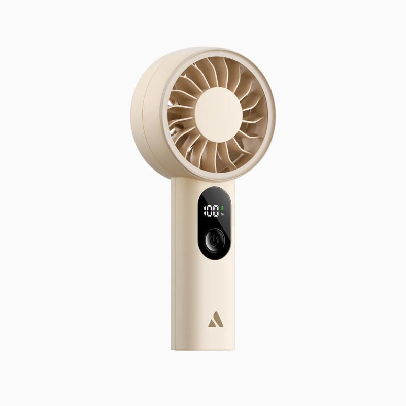 Slika - Prenosni ročni ventilator Aecooly Halo 03, 2000 mAh, 5 hitrosti, USB-C bež (PE01-BEIGE)
