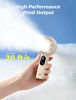 Slika - Prenosni ročni ventilator Aecooly Halo 03, 2000 mAh, 5 hitrosti, USB-C bež (PE01-BEIGE)