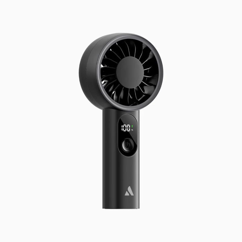 Slika - Prenosni ročni ventilator Aecooly Halo 03, 2000 mAh, 5 hitrosti, USB-C, črn (PE01-BK)