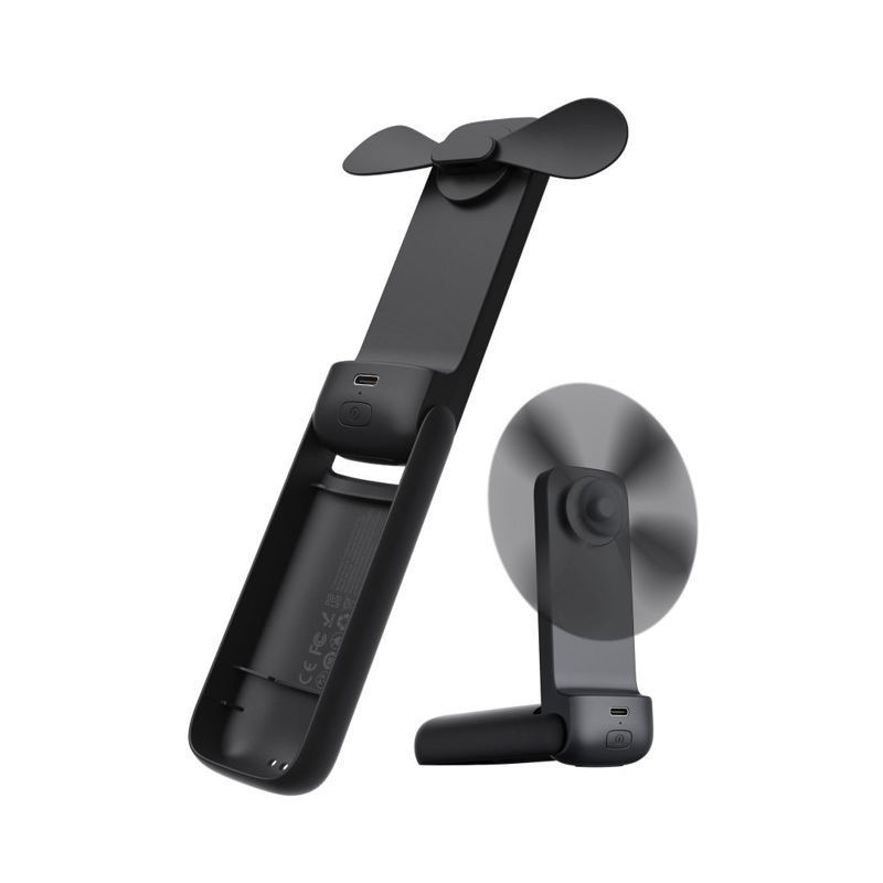 Slika - Aecooly Pocket 01 zložljivi ročni in namizni ventilator, črn (do 24h) PF01-BK