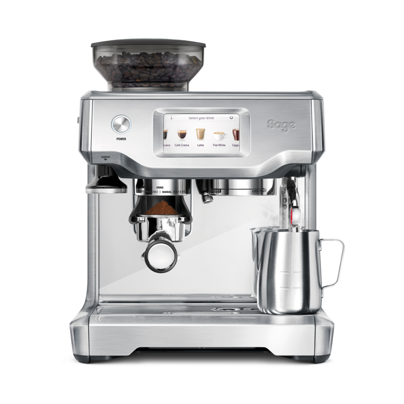 Slika - Sage The Barista Touch SES880BSS4EEU1 premium avtomatski espresso kavni aparat z mlinčkom, inox