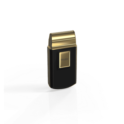Wahl Travel Shaver Gold Edition 07057-016 potovalni brivnik s torbico in rezervno mrežico, akumulatorski