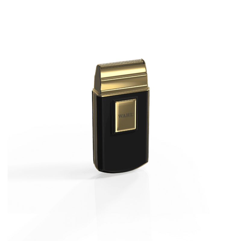 Slika - Wahl Travel Shaver Gold Edition 07057-016 potovalni brivnik s torbico in rezervno mrežico, akumulatorski