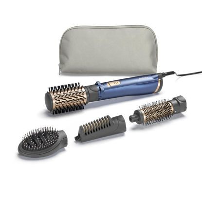 BaByliss AS965E Style Pro 1000 rotacijska zračna krtača z nastavki in torbo, 1000W