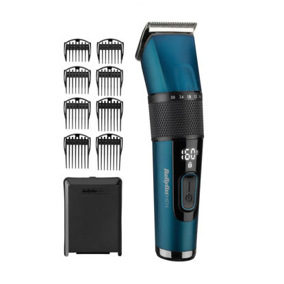 BaByliss Men E990E strižnik za lase z rezili iz japonskega jekla in digitalnim zaslonom