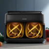 Slika - Philips Airfryer z dvojno košaro Serija 1000 NA150/00, 7,1L (2x 3,55L), 2450W