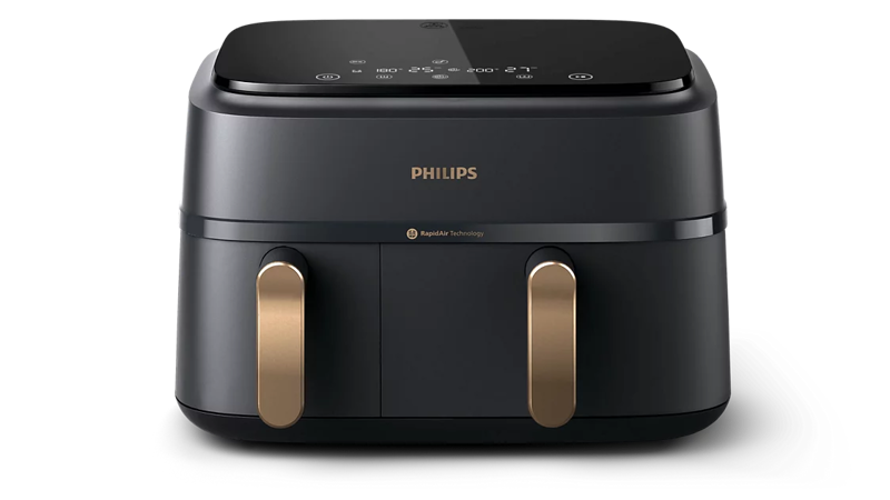 Slika - Philips Airfryer z dvojno košaro Serija 3000 NA352/00, 9L, 2750W, RapidAir Plus
