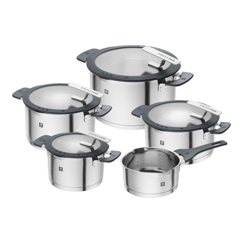 Slika - Zwilling Simplify 5-delni komplet loncev iz nerjavečega jekla - Premium kuhinjska posoda 66870-005-0