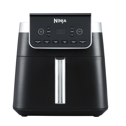 Ninja AF180EU MAX cvrtnik na vroč zrak 6,2 L, avtomatski cvrtnik brez olja, črn