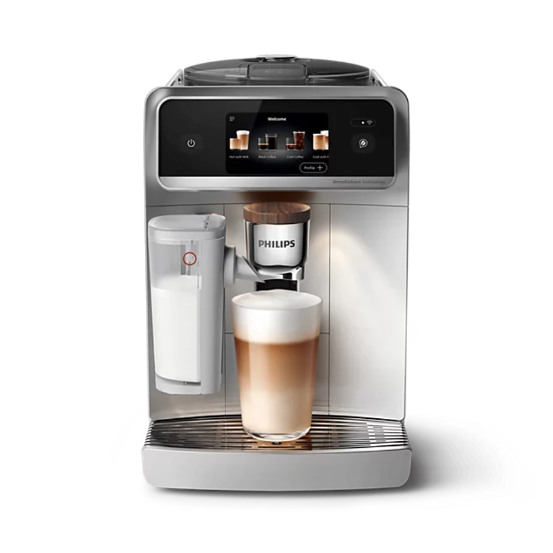 Slika - Philips EP8757/20 Café Aromis Series 8000 avtomatski espresso aparat za kavo v zrnju, srebrn