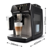 Slika - Philips EP5549/70 Series 5500 avtomatski espresso aparat za hladno in vročo kavo z mlinčkom, srebrno-črn