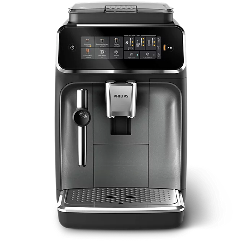 Slika - Philips EP3329/70 Series 3300 avtomatski espresso aparat za kavo v zrnju s klasičnim penilnikom, srebrno-črn