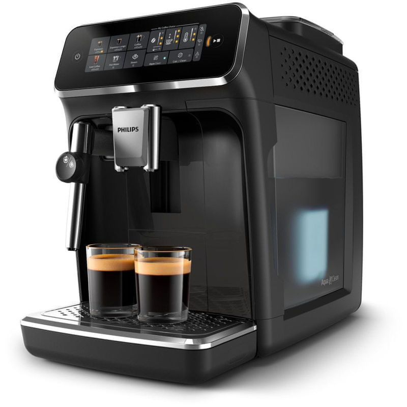 Slika - Philips EP3321/40 Series 3300 avtomatski espresso aparat za kavo v zrnju s klasičnim penilnikom, črn