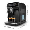 Slika - Philips EP3321/40 Series 3300 avtomatski espresso aparat za kavo v zrnju s klasičnim penilnikom, črn