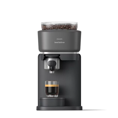 Philips Baristina BAR300/60 avtomatski espresso aparat z vgrajenim mlinčkom, črn