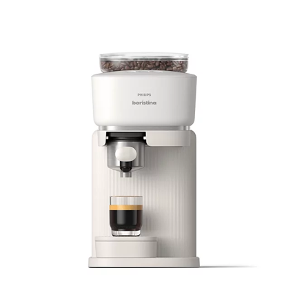 Philips Baristina BAR300/00 avtomatski espresso aparat z vgrajenim mlinčkom, bel