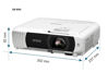 Slika - Prenosni poslovni projektor Epson EB-W55 z visoko svetilnostjo (3700 lm) V11HB58040, bel