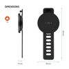 Slika - Fitness magnetno držalo za mobitel FIXED MagGrip Active z MagSafe pritrditvijo, črno (FIXMGA-BK)