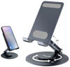 Slika - Genius G-Stand M100 aluminijasto namizno stojalo za pametne telefone in tablice, črno 31250022400