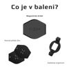 Slika - FIXED Icon Air Vent magnetno avtomobilsko držalo za prezračevalno rešetko z zglobom, črno (FIXIC-VENT-BK)