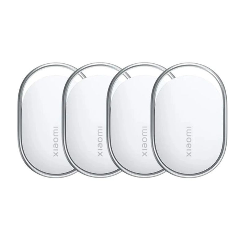 Slika - Xiaomi Tag 4 pack pametni Bluetooth lokator z podporo za Apple Find My in Google Find Hub, IP67, bel (BHR08SPGL)
