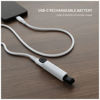 Slika - FIXED Tag Stick pametni Bluetooth lokator z Apple Find My podporo in silikonskim paščkom, USB-C, bel (FIXTAG-ST-WH)