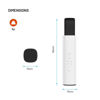 Slika - FIXED Tag Stick pametni Bluetooth lokator z Apple Find My podporo in silikonskim paščkom, USB-C, bel (FIXTAG-ST-WH)