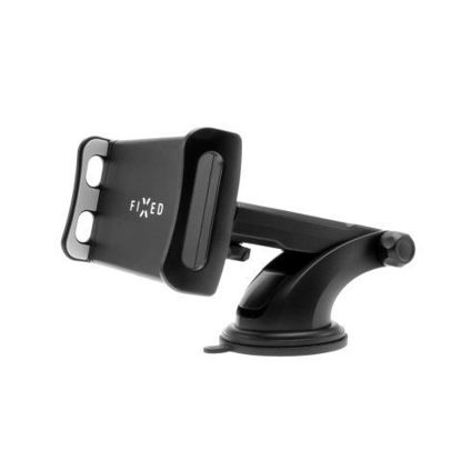 FIXED Tab XL univerzalno avtomobilsko držalo za tablice s teleskopsko roko na vetrobransko steklo ali armaturno ploščo, 2.5–20.5 cm, (FIXTAB-XL-BK)