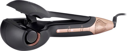 BaByliss Wave Secret Air C1900E avtomatski oblikovalnik valov in kodrov s hlajenjem z zrakom, črn/rožnato zlati